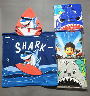 Áo choàng tắm hoạt hình paw patrol, baby shark cá mập cho bé đi biển đi bơi. kích cỡ 60*120cm, cho bé từ 2-6tuổi, cao 95cm-125cm </Br>
Chất liệu vải lông mềm mại, thấm hút tối, , họa tiết  heo peppa pig, ngựa pony unicorn, tiên cá... cho bé gái </Br>
_ khăn sử dụng cho bé di tắm, đi biển, đi bơi, giữ ấm làm khô người bé