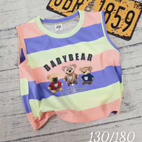 Áo thun sát nách phối lưới sọc gia đình gấu hạnh phúc mát mẻ cho bé gái. size 130-180, tương ứng bé 24-46kg, </Br>
* thun cotton 100%, sọc dệt mềm mại, mát mẻ, co dãn tốt </Br>
* From áo croptop, sau lưng phối lưới, hình in sắc nét gia dình 3 chú gấu hạnh phúc </Br>
* Hàng quảng châu cao cấp, 100% như hình , thích hợp kết hợp quần short jean, quần jogger cho bé di chơi... </Br>
Bảng size tham khảo </Br>
1430: 23-28kg </Br>
150: 27-31kg </Br>
160: 31-34kg </Br>
170: 35-39kg </Br>
180: 40-46kg </Br>

