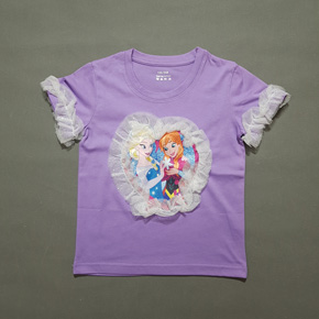 Áo thun cotton công chúa lọ lem, elsa, tiên cá chớp đèn cho bé gái. size 110-140, bé 14-32g, thun cotton mềm mại, co dãn tốt, hình  in công chúa lo lem, elsa, tiên cá ariel mà bé yêu thích, có chớp sáng đèn khi chạm tay cho bé , hình phối ren dịu dàng </Br>
bảng size tham khảo </Br>
120: 17-22kg </Br>
130: 22-26kg </Br>
140: 27-32kg </Br>
110: 14-17kg

