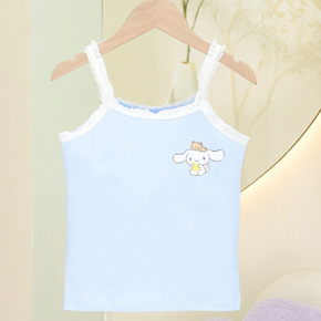 Áo thun cotton 2 dây phối ren họa tiết Cinamoroll cho bé gái kết hợp quần váy đi chơi. size 110-150 cho bé 2-7 tuổi, 14-30kg </br>
Chất liệu thun cotton co dãn 4 chiều, ,mềm mại, mát mẻ cho mùa hè, in họa tiết melody kuromi mà các bé yêu thích</br>
From áo 2 dây xinh xắn và mát mẻ phối viền ren nhẹ nhàng , đi học di chơi , kết hợp quần hay váy dểu xinh xắn đáng yêu</br>
hàng QC cao cấp 100% như hình </br>
Bảng size tham khảo </br>
110: 13-16kg </Br>
120: 16-19kg </br>
130: 19-22kg </br>
140: 23-26g </br>
150: 27-31kg
