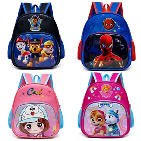 Ba lô cặp đi học hoạt hình spiderman paw patrol doreamon bé mẫu giáo. chất liệu vải dù  không thấm nước in người nhện spiderman, bé gái doreamon, paw patrol biệt đội chó cứu hộ, sky...mà các bé yêu thích,</BR>
, Kích thước 31*27*14cm thích hợp cho bé mẫu giáo 2-5 tuổi, </Br>
 Hình in mà các bé yêu thích. Thiết kế 2 ngăn rộng rãi, tiện lợi cho bé. Hàng nhâp Quảng Châu hình chụp thật 100%

