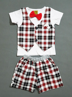 Bộ vest gile sọc caro lịch lãm cho bé trai nhỏ đi chơi. size 1-8t, bé 7-22kg, vải kaki caro phối vải thun cotton 4 chiều, gile liền áo, màu caro nam tính cho bé trai nhỏ diện sinh nhật, lễ hội, .. thích hợp làm quà tặng, Việt nam