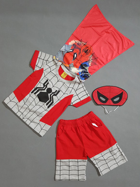 Bộ thun spiderman siêu anh hùng kèm khăn choàng và mặt nạ cho bé trai. * size 1-8t, bé 10-25kg </BR>
* vải thun cotton 4 chiều, hình in thấm không bong tróc, mềm mại, thoáng mát</Br>
* Nguyện bộ gồm áo, quần, khăn choàng, mặt nạ giấy </Br>
* Họa tiết spiderman, siêu anh hùng mà các bé trai yêu thích </Bt>
