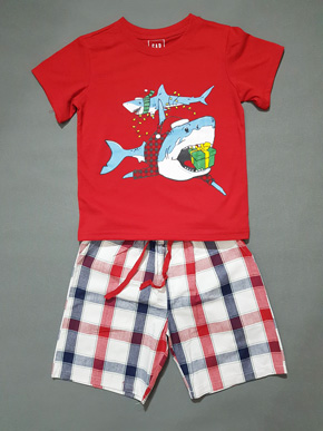 Bộ thun cotton quần caro kiểu dáng thể thao cá mập cho bé trai. ize XS- XXL cho bé 18-55kg </Br>
* áo thun cotton co dản 2 chiều, mềm mại, thấm mồ hôi, quần caro nam tính </Br>
* hàng lên  từ chất liệu hàng xuất, hình in bóng rổ, cá mập kiểu dáng thể thao cho con trai </Br>
* Thích hợp bé mặc nhà, đi học, đi chơi, đi đâu cũng tiện lợi </Br>
bảng size tham khảo: </Br>
XS: 17-22kg </Br>
S: 22-26kg </Br>
M: 25-30kg </Br>
L: 30-35kg </Br>
XL: 35-42kg</BR>
XXL; 43-50kg