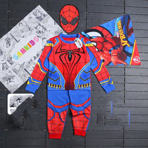 Bộ thun cotton lạnh mềm mát người nhện spiderman kèm khăm choàng mặt nạ. size 3-10 tương ứng 11-28kg </Br>
* Chất liệu thun cotton lạnh Hàn Quốc, phối thun cotton 4 chiều, hàng loại 1, siêu mềm mát cho bé trai </Br>
* set gồm 4 món: áo tay dài , quần dài, khăn choàng 3d, mặt nạ spiderman cho bé </Br>
* Bảng size tham khảo </Br>
3: 10-13kg </Br>
4: 13-15kg </Br>
5: 15-18kg </Br>
6: 18-20kg </Br>
7: 20-23kg </Br>
8: 23-25kg </Br>
9: 24-27kg </Br>
10: 28-30kg