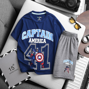 Bộ thun cotton mềm mát nhiều họa tiết thể thao cá mập khủng long cho bé trai. size 4-16( XS-XXL)  tương ứng 20-54kg, </Br>
chất liệu cotton 4 chiều, hàng chính phẩm mềm mướt tay, quần vải cotton xuất mát, hình in nhiều họa tiết tàu bay, cá mập, chó paw, xe hơi, bóng rỗ, thể thao... cho bé trai </Br>
E có 5 màu thoải mái cho bé trai mặc nhà, đi học đi chơi đều dẹp </Br>
Lô chính phẩm premium pingpong siêu đẹp </Br>
bảng size tham khảo ( áo rộng quần vừa) </Br>
XS(4) 22-25kg </Br>
S( 5-6): 26-30kg </Br>
M (7-8) 31-35kg </Br>
L (10-12): 35-40kg </Br>
XL( 14)  42-48kg </Br>
2XL: 47-54kg
gia 110-120
