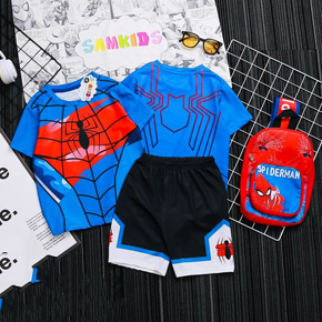 Bộ thun cotton lạnh 3d mềm mát người nhện spiderman kèm túi đeo chéo cho bé đi du lịch đi chơi. size 3-10 cho bé từ 11-28kg </br>
Chất liệu thun lạnh Hàn quốc in 3d mềm mát, in trước sau 2 mặt, quần thun 2 da đứng form </br>
kèm thêm 1 balo kích thước 26cm, thích họp cho bé di du lịch, d0i chơi, treking mùa hè ( dựng duoc 1 hop sữa, 1 bộ quần áo, bánh kẹo...) </br>
bảng size tham khảo </br>
3: 11-13kg </br>
4: 13-15kg </br>
5: 15-17kg </br>
7: 18-21kg </br>
8: 21-23kg </br>
9: 23-26kg </br>
10: 26-30kg </br>
