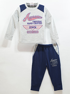 Bộ thun thể thao tay dài bé trai. size 2-8t, bé 11-28kg, thun cotton 4 chiều mềm mịn, co dãn tốt, kiểu dáng thể thao cho bé trai, Việt Nam