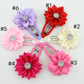 Cặp kẹp tóc hoa cúc bé gái. free size bé 1-10 tuổi