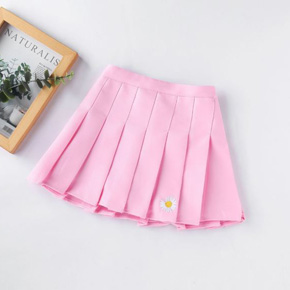 Chân váy quần xếp ly màu HỒNG thêu hoa cho bé gái đi chơi đi múa. size 110-160 cho bé 15-45kg, </br>
 chất liệu vải chuyên dụng cho váy, dày vừa, lên form đứng rất đẹp </br>
kiểu dáng xếp ly, lưng thun mềm mại, màu đen thêu hoa rất dễ phối áo,. form váy dài vừa dến gối hoac trên gối chút tùy chiều cao bé </br>
Chân váy có quần trong dễ mặc, bé mac di hoc anh văn, đi chơi , đi múa, thoải mái tiện lợi </br>
bảng size tham khảo </br>
110: 15-19kg </br>
120: 20-24kg </br>
130: 24-28kg </br>
140: 28-34kg </br>
150: 35-40kg </Br>
160: 40-46kg </br>
gia 145-165k