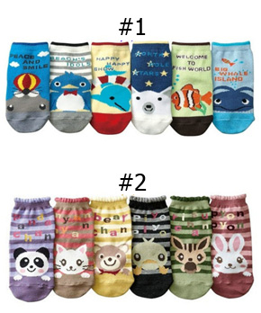 Set 3 đôi vớ hoạt hình bé trai và gái. free size bé 6-18 tháng, set gồm 3 đôi màu ngẫu nhiên cho bé trai và gái
