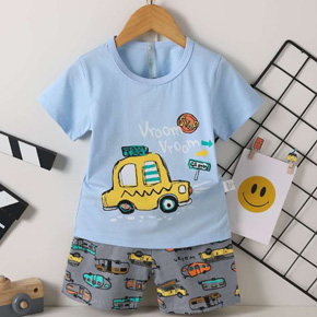 Bộ áo thun cotton mát mẻ in xe hơi boy siêu cute. size 70-95, bé 15-36kg. vải thun cotton 100%, co dãn tốt, mềm mại, mát tay, thấm hút mồ hôi, hình in thấm không bong tróc, áo thun tay ngắn quần short ngán cho bé trai đi chơi, mặc ngủ, hàng Quảng Châu xuất hàn loại 1, 100% như hình </BR>
size 70-80: Giá 125k
size 85-95: giá 135k </BR>
Bảng size tham khảo </Br>
size 70:  bé 15-18kg, 3-4 tuổi </Br>
size 75: bé 18-22kg, 4- 5 tuổi </BR>
size 80: bé 22-25kg, 5-6 tuổi </Br>
size 85: bé 25-28kg. 5-7 tuổi </Br>
size 90: bé 28-32kg, 7-9 tuổi </Br>
size 95: bé 33-37kg, 8-12 tuổi