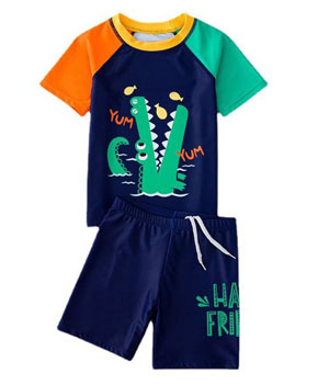 Bộ đồ bơi áo và quần họa tiết cá sấu YUm cực ngầu cho bé trai đi biển đi bơi. size L, XL, 2XL< 4XL 5XL tương ứng bé 18-40kg </Br>
Chất liệu vải polyester chuyên dụng đồ bơi, co dãn tốt, không thấm nước </Br>
* Quần có dây rút tiện lợi cho bé , áo phối 2 tay cực ngầu, màu xanh mạnh mẽ </Br>
* hàng Quảng Châu loại 1, 100% như hình </Br>
bảng size tham khảo </Br>
L: 18-22kg <</Br>
XL: 22-25kg </Br>
2XL:26-30kg </Br>
4XL: 33-36kg </Br>
5XL: 36-42kg