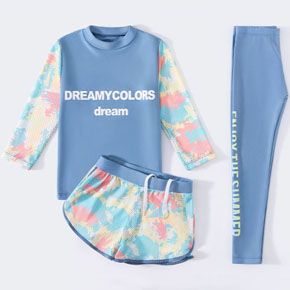 Bộ đồ bơi tay dài 3 mảnh chống nắng hoa xuân cho bé gái 25-35kg. size 3XL, 4XL tương ứng bé bé 25-35kg </Br>
Chất liệu vải polyester chuyên dụng đồ bơi, co dãn tốt, không thấm nước </Br>
* Bộ gồm 3 món y hình, 1 áo tay dài ( hoac lỡ tùy chiều dài cánh tay bé), quần short, 1 quần lửng dài qua gối </Br>
* hàng Quảng Châu loại 1, 100% như hình </Br>
bảng size tham khảo </Br>
3XL:26-30kg </Br>
4XL:31-35kg </Br>
