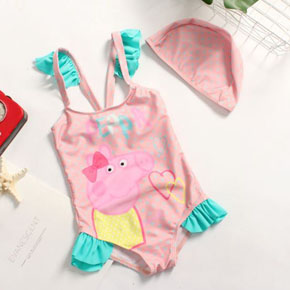 Bộ đồ bơi bikini  heo peppa pig chấm bi dễ thương cho bé gái nhỏ. size S, M, L, XL, 2XL  cho bé 12-26g </Br>
Chất liệu đồ bơi chuyên dụng cao cấp, chống thấm nước, giữ ấm cho bé, co dãn tốt </Br>
Kiểu dáng bikini liền thân xinh xắn và tiện lợi, họa tiết heo peppa pig chấm bi dễ thương cho bé gái nhỏ , kèm nón bơi cùng màu</Br>
hàng QC cao cấp, 100% như hình </Br>
Bảng size tham khảo </Br>
S: 11-14kg </Br>
M: 13-16kg </Br>
L: 16-20kg </Br>
XL: 20-24kg </Br>
2XL: 23-26kg