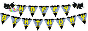 DÂY HAPPY BIRTHDAY CHỦ ĐỀ NGƯỜI DƠI-BATMAN. 