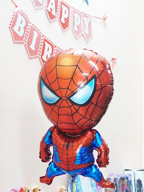 Bong bóng kiếng bạc trang trí sinh nhật người nhện Spider man cỡ lớn. cỡ lớn , trang trí sinh nhật người nhện