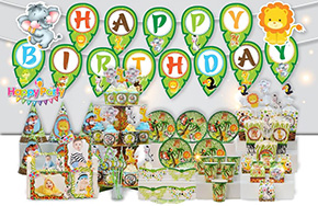 Set sinh nhật chủ đề SAFARI. 