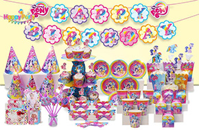Set sinh nhật chủ đề LITTLE PONY. 