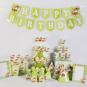 Set sinh nhật chủ đề tuổi Dần - Hổ. 