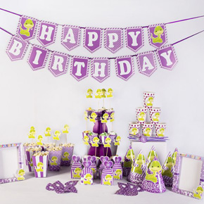 Set sinh nhật chủ đề tuổi Tỵ - Rắn. 