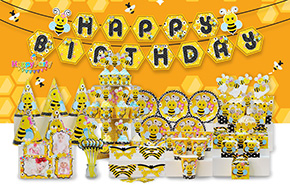 Set sinh nhật chủ đề Ong Vàng. 