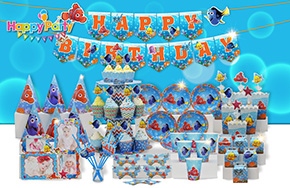 Set sinh nhật chủ đề Nemo. 